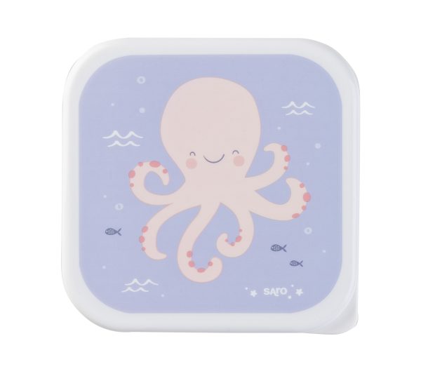 Set de 3 cajitas de almuerzo ocean life Saro