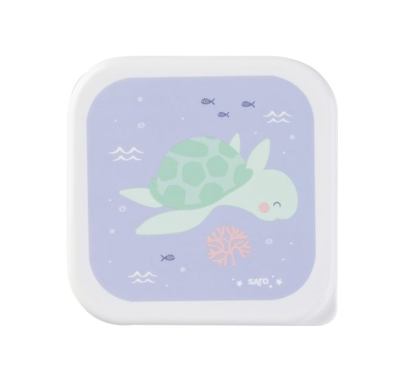 Set de 3 cajitas de almuerzo ocean life Saro