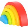 Arco iris Waldorf mini de madera