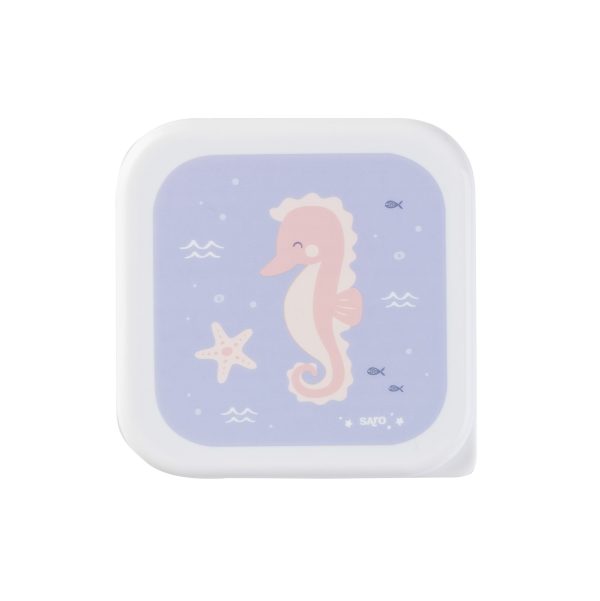 Set de 3 cajitas de almuerzo ocean life Saro