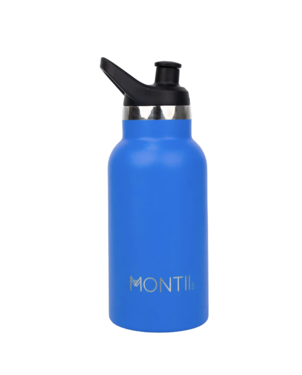Botella para agua Mini Montii azul 350 ml