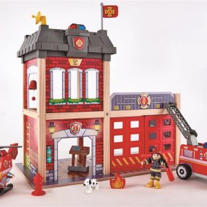 Parque de bomberos en la Gran ciudad de Hape