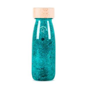 Botella sensorial turquesa Petit Boum