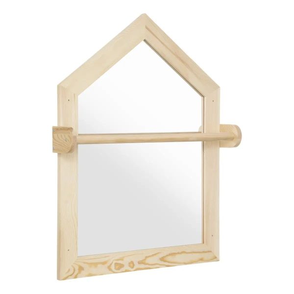 Espejo Montessori con barra 70 x 90 cm