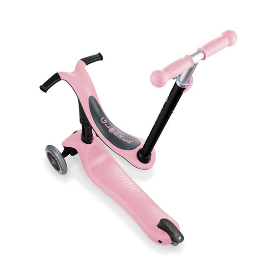 Patinete evolutivo 3 en 1 Go up rosa pastel Globber