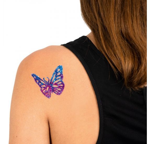 Taller de tatuajes con purpurina de Sentosphere