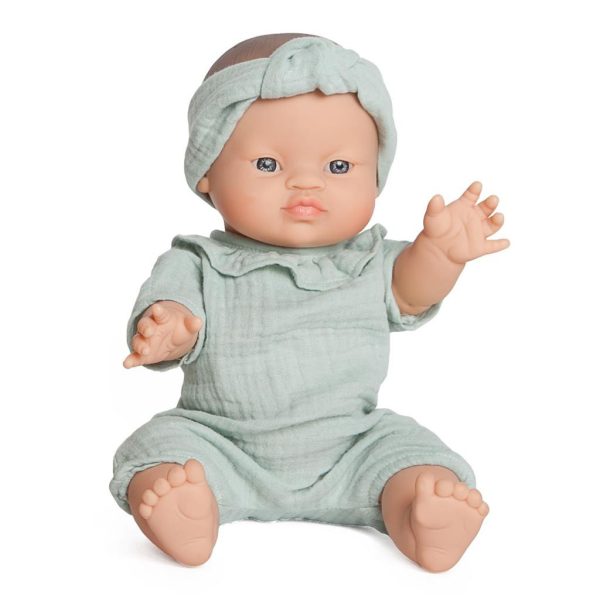 Muñeca Bobble verde menta