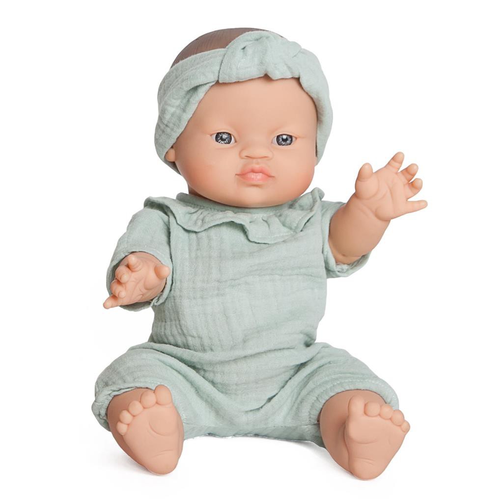 Muñeca Bobble verde menta