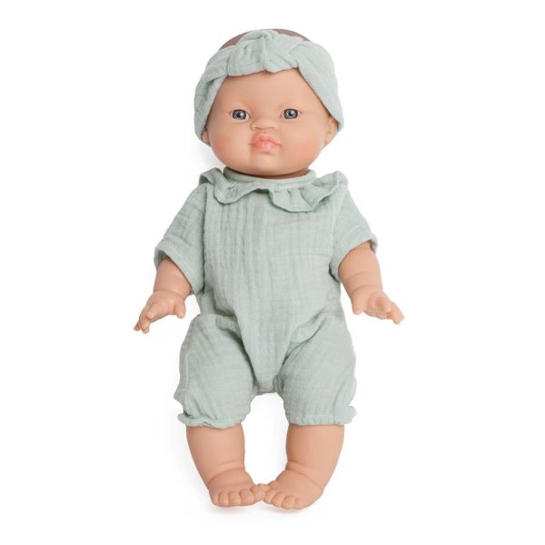 Muñeca Bobble verde menta