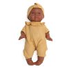 Muñeca Bobble verde mostaza