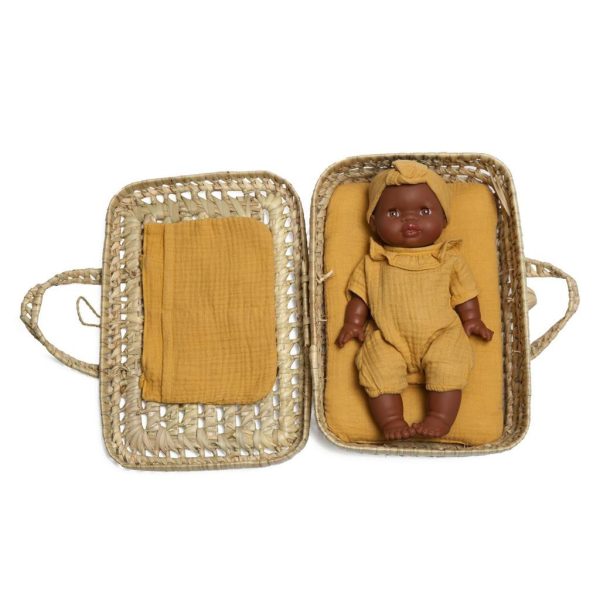 Muñeca Bobble verde mostaza