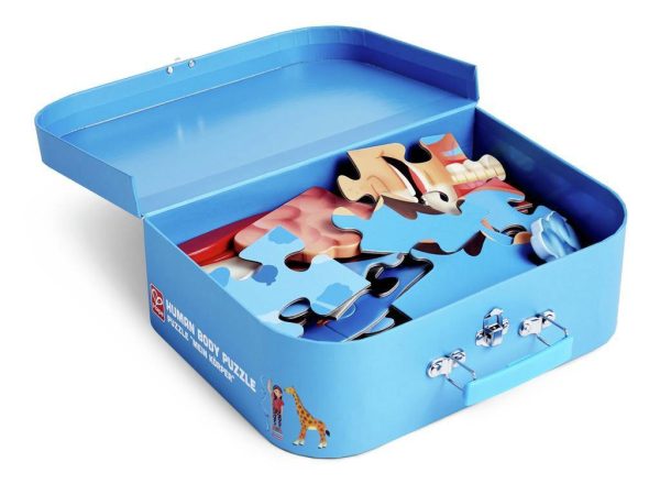 Puzzle gigante de 60 piezas del cuerpo humano