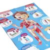 Puzzle gigante de 60 piezas del cuerpo humano