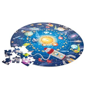 Puzzle gigante del sistema solar de 102 piezas