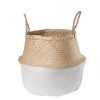 Cesto - capazo en fibra natural con asas