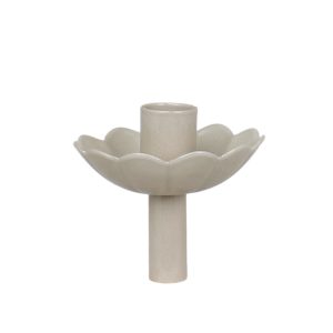 Portavelas para botella Ingrid beige