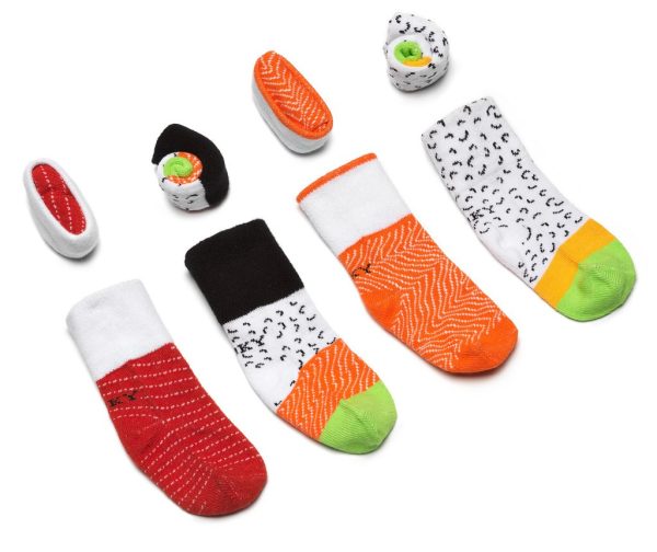 Pack regalo calcetines sushi bebé