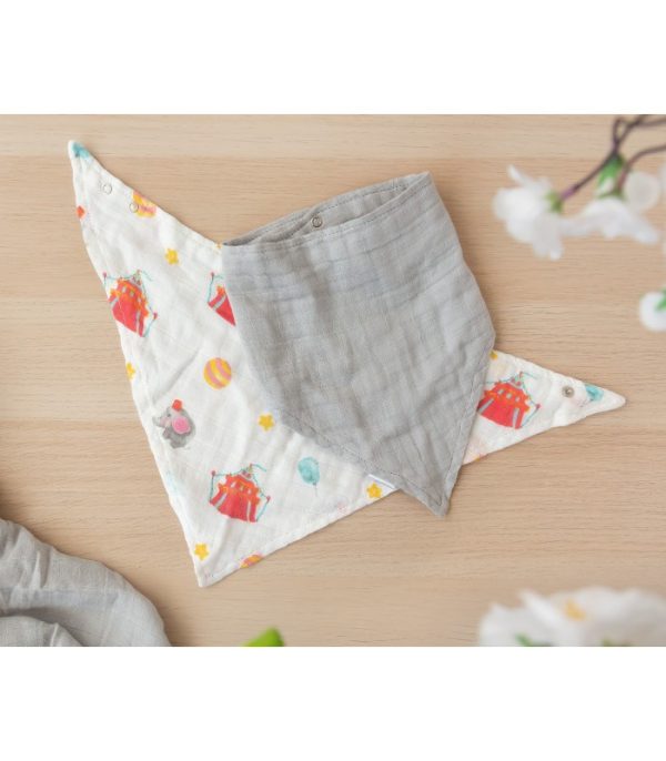 Pack de 2 bandanas secababitas bambú y algodón circus