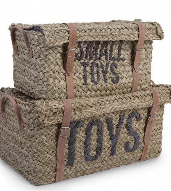 Set de dos baúles guarda juguetes de Childhome
