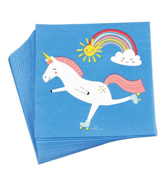Pack de 20 servilletas de papel Magical Unicorn
