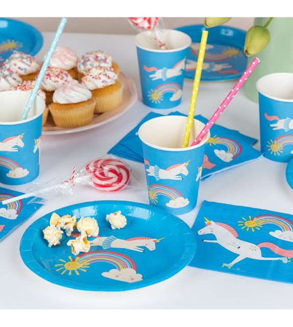 Pack de 20 servilletas de papel Magical Unicorn