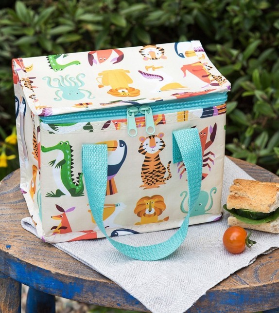 Bolsa para merienda térmica con animales