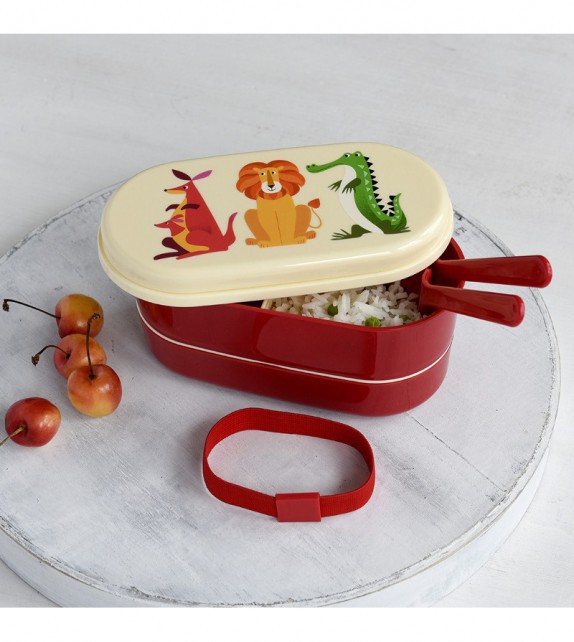 Fiambrera tipo bento Animales