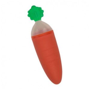 Cuchara con dispensador de alimentos zanahoria Bo Jungle