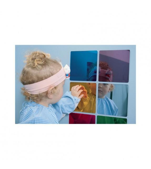 Pack de 6 espejos Montessori de colores
