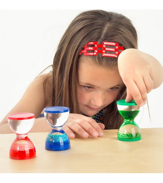 Set de 3 relojes sensoriales líquidos