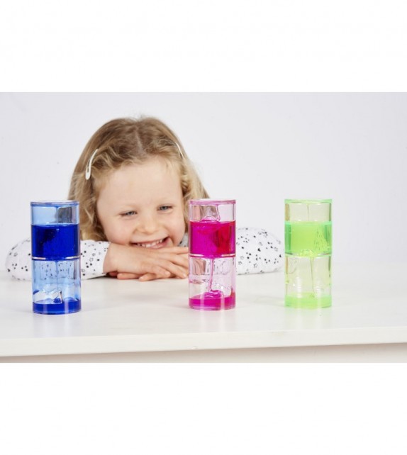 Set de 3 cilindros sensoriales con líquido espeso