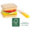 Sándwich de madera para jugar a las cocinitas