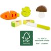 Set de verduras de madera para cortar