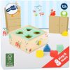 Cubo para encajar formas de madera