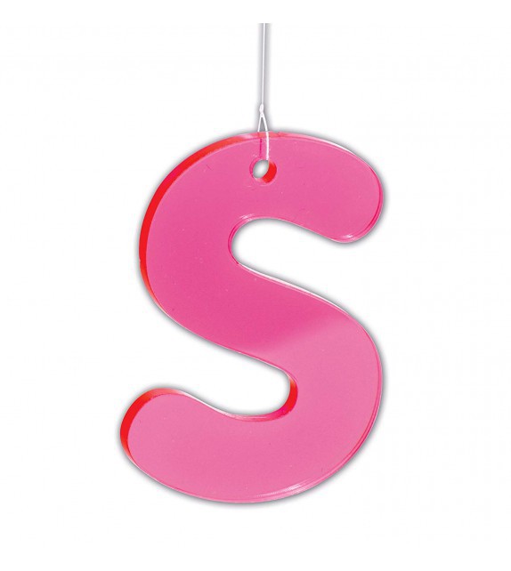Set de 26 letras acrílicas de colores