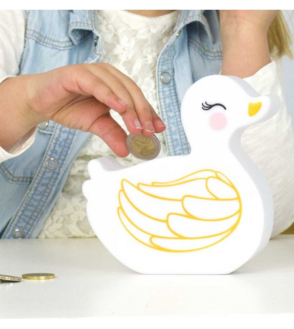 Hucha en forma de pato de A Little Lovely Company