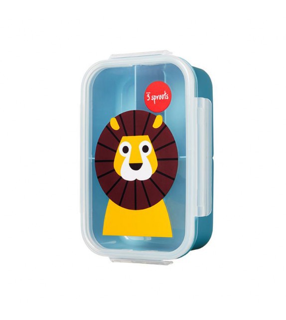 Fiambrera tipo bento león 3Sprouts