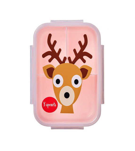 Fiambrera tipo bento león 3Sprouts