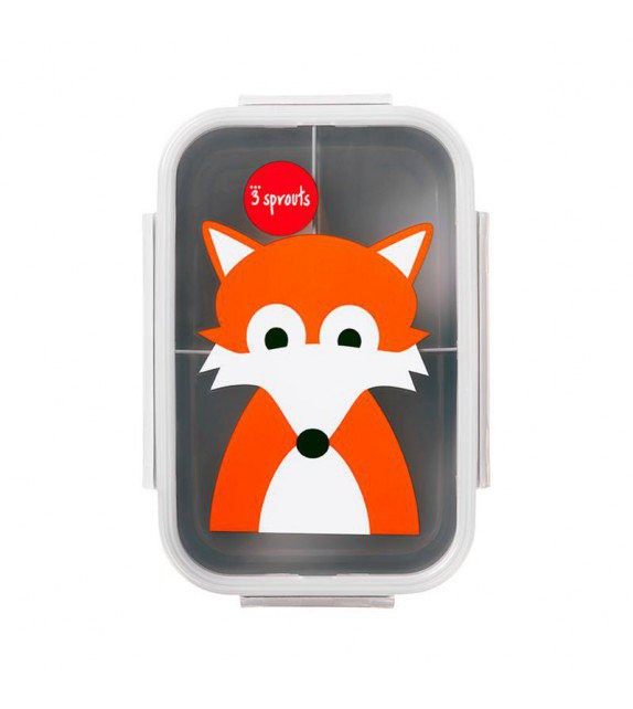 Fiambrera tipo bento zorro 3Sprouts