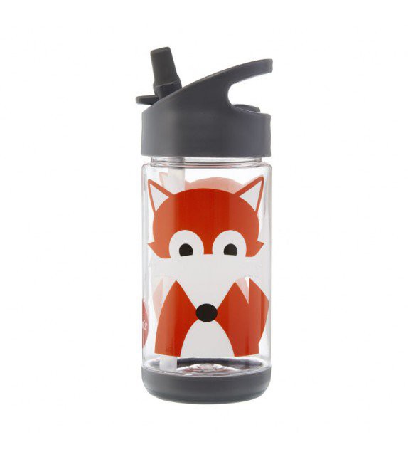 Botella para peques sin BPA 330ml modelo zorro 3Sprouts