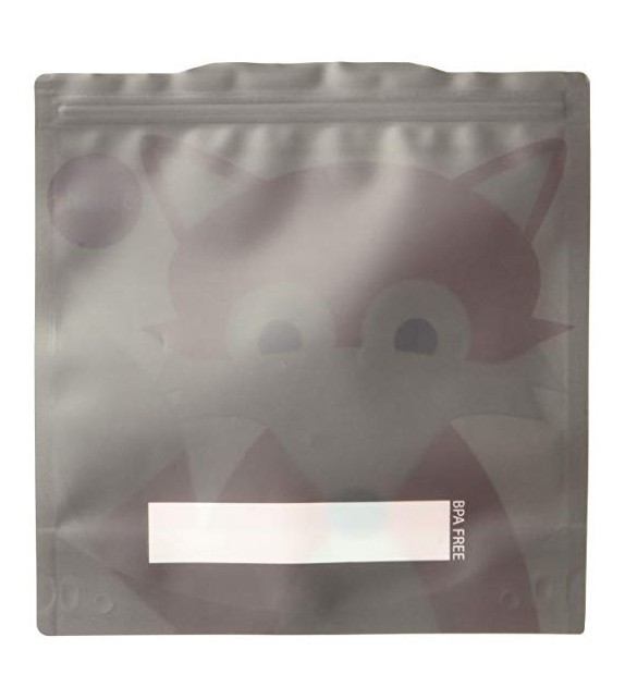 Pack de 2 bolsas reutilizables para bocadillos búho 3Sprouts