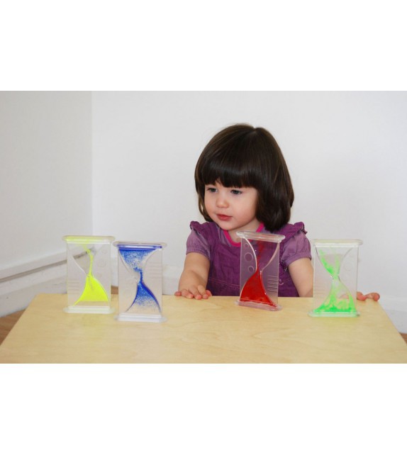 Set de 4 relojes sensoriales burbujas grandes