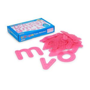 Pack de 26 letras en minúsculas para trazo de silicona