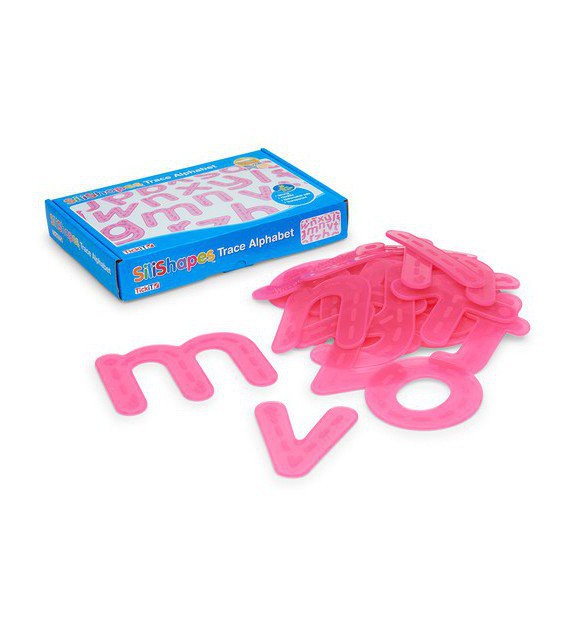 Pack de 26 letras en minúsculas para trazo de silicona
