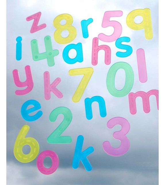 Pack de 26 letras en minúsculas para trazo de silicona