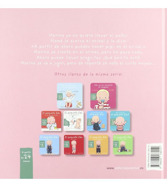 Libro Marina ya no quiere llevar pañales