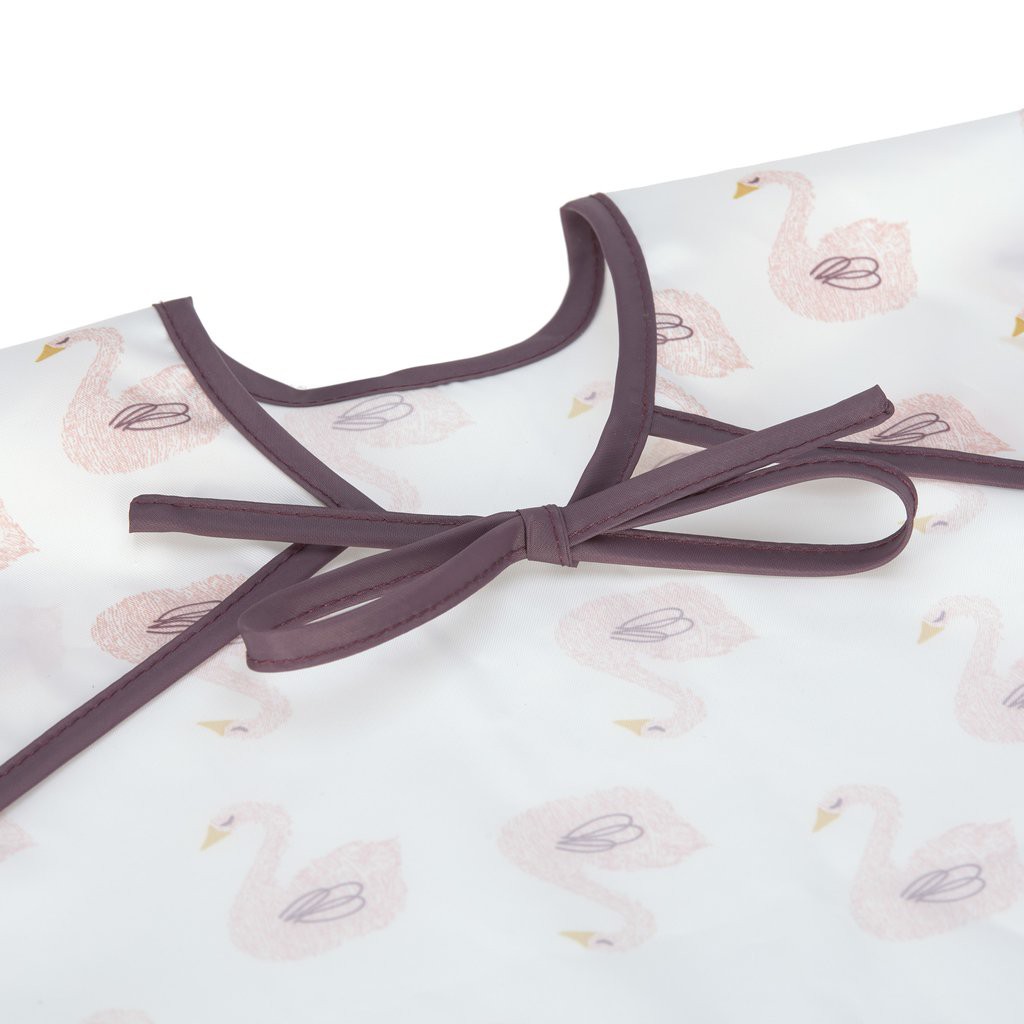 Babero impermeable con mangas swan Lassig Babero impermeable con mangas swan Lassig