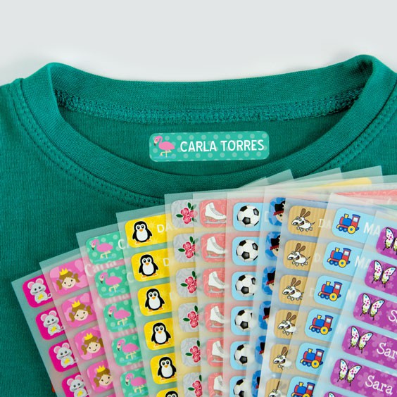 Colector Discriminación sexual latín Pack de 96 etiquetas personalizadas para marcar ropa y textil - Moraig The  Store