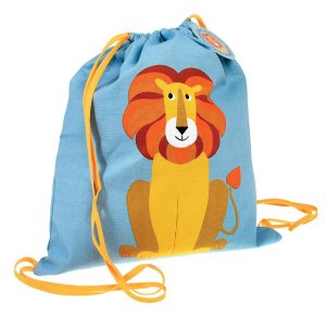 Bolsa para merienda tipo saquito Charlie el león