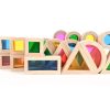 Set de 24 bloques sensoriales de madera